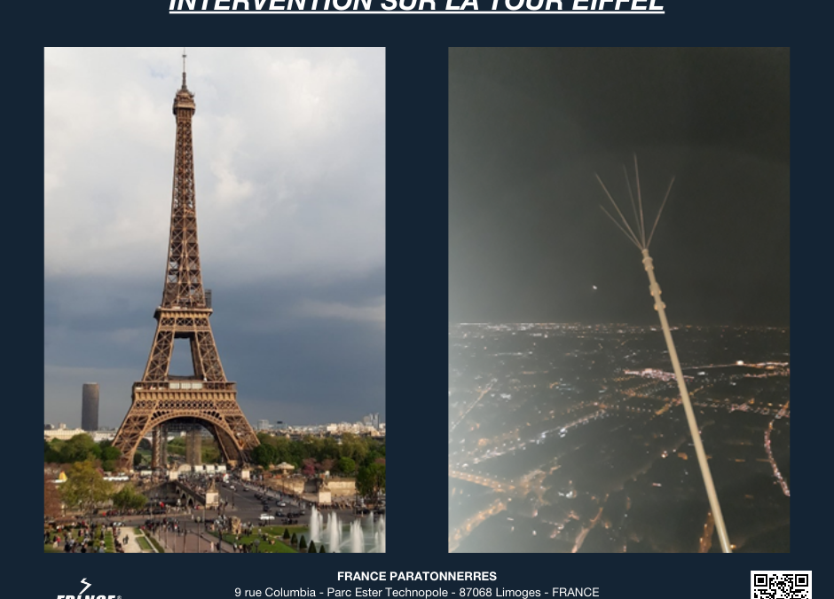 Une intervention spectaculaire sur la tour Eiffel !