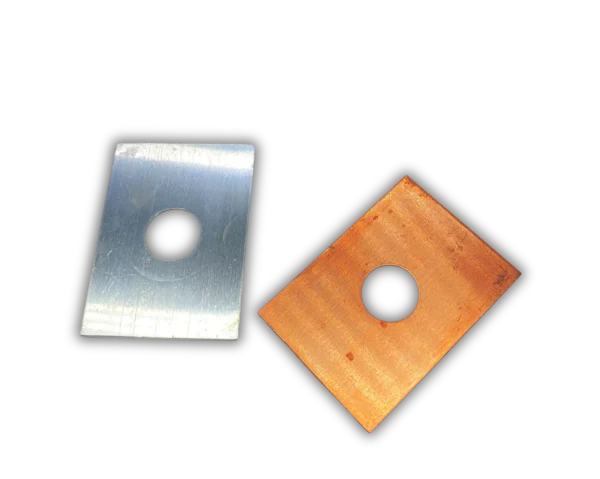 Plaque bi- métal aluminium et cuivre