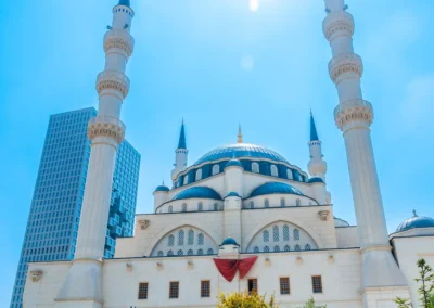 Mosquée de Tirana en Albanie